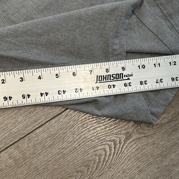 Linksoul Boardwalker Performance Golf Shorts Perforated Stretch Gray Size 40 - Picture 4 of 6